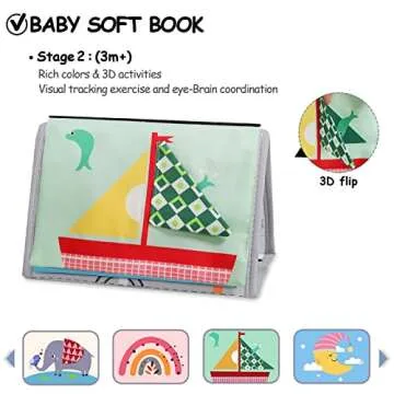 Baby Mirror Toys for Tummy Time - Safe, Fun Infant Development