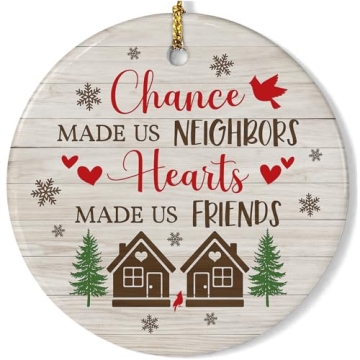 Funny Neighbor Christmas Ornaments - Bestie Gift Ideas for Friends