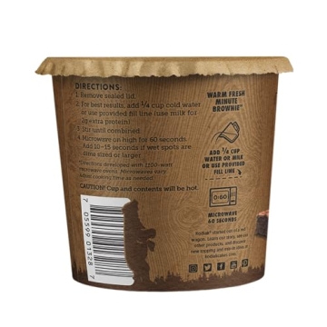 Kodiak Cakes Chocolate Fudge Brownie Cup - Protein Treat