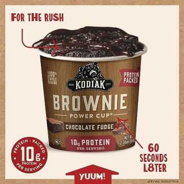 Kodiak Cakes Chocolate Fudge Brownie Cup - Protein Treat