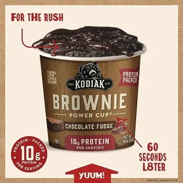Kodiak Cakes Chocolate Fudge Brownie Cup - Protein Treat