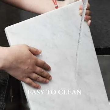 Koville Italian Carrara Marble Cutting Board for Kitchen