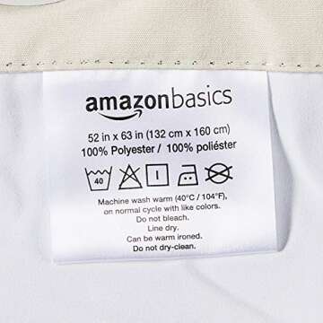 Amazon Basics Blackout Window Curtains for Every Room