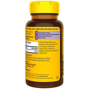 Nature Made Biotin 1000 mcg for Healthy Hair and Skin