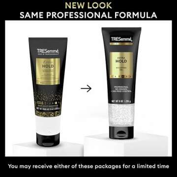 TRESemmé Hair Gel Extra Hold Alcohol-Free for 24-Hour Frizz Control and Humidity Protection 9 Fl Oz