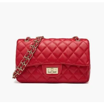Chic Quilted Crossbody Bag for Women - Adjustable & Stylish