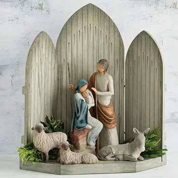 Willow Tree Christmas Story Hand-Painted Nativity Set