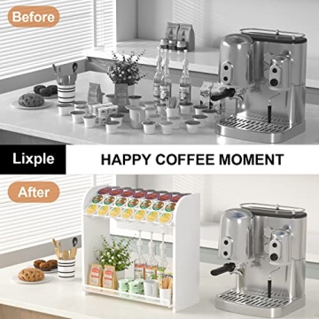 Stylish Coffee Pod Organizer - Easy Assembly & Storage