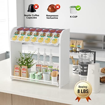 Stylish Coffee Pod Organizer - Easy Assembly & Storage