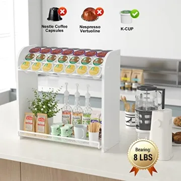 Stylish Coffee Pod Organizer - Easy Assembly & Storage