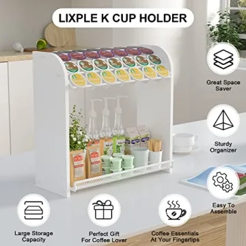 Stylish Coffee Pod Organizer - Easy Assembly & Storage