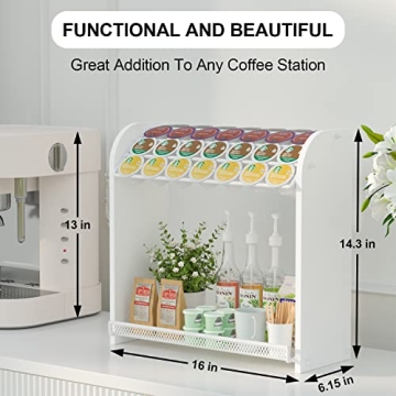 Stylish Coffee Pod Organizer - Easy Assembly & Storage