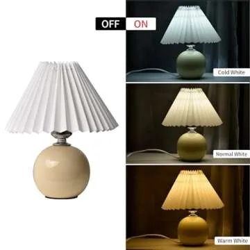 Korean Pleated Table Lamp for Chic Home Decor