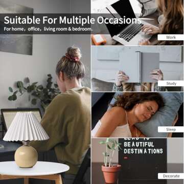 Korean Pleated Table Lamp for Chic Home Decor