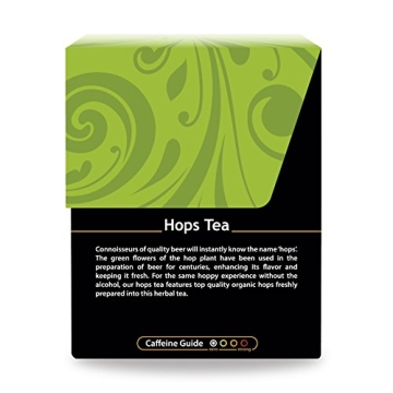 Buddha Teas Organic Hops Tea for Relaxation and Calm