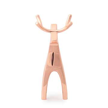 Umbra Anigram Reindeer Ring Holder for Jewelry, Copper