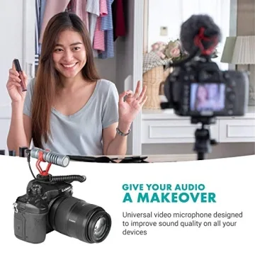 Movo VXR10GY Microphone for Vlogging and Filming