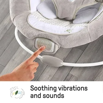 Ingenuity InLighten Baby Bouncer Light-Up Toy Bar Vibrations