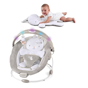 Ingenuity InLighten Baby Bouncer Light-Up Toy Bar Vibrations