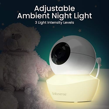 Babysense HD Baby Monitor with 2 Cameras Night Vision No WiFi