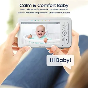Babysense HD Baby Monitor with 2 Cameras Night Vision No WiFi