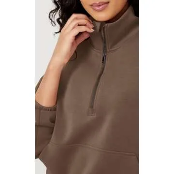 Comfortable ODODOS Women's Modal Sweatshirt with Pockets