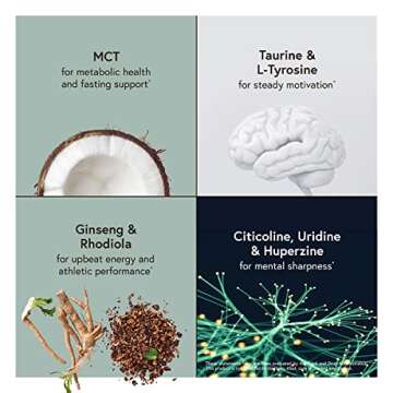 LIFESTACKS Vanilla MCT Oil Powder - Boost Energy & Focus