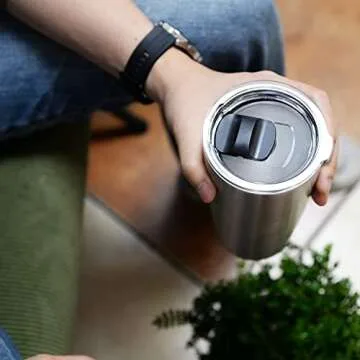 VOTENA 20 oz Tumbler Lid for YETI Cups with Magnetic Slider