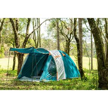 NTK Indy GT 5 to 6 Person Tent for Camping and Hiking| Lightweight & Portable | 100% Waterproof Dome...