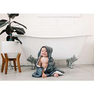 Copper Pearl Hooded Bath Towels Premium Knit/Terry Cloth Baby Towels with Hood, Pockets, and Cool Designs - Great to Gift and Make Bath Time Fun - Baby Bath Towel, Hunter