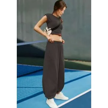 LAMISSCHE Women's Loungewear Set | Cropped Tops & Pants