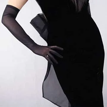 DooWay Mesh Gloves for Women Touchscreen 20" Elegant Wear