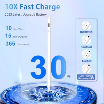 Stylus Pen for iPad Fast Charge Pencil with Palm Rejection