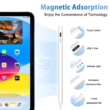 Stylus Pen for iPad Fast Charge Pencil with Palm Rejection
