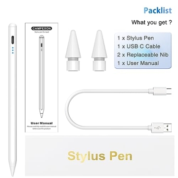 Stylus Pen for iPad Fast Charge Pencil with Palm Rejection
