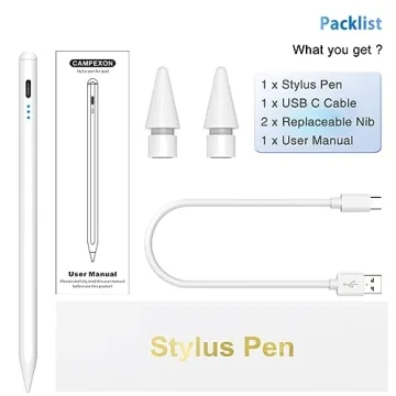 Stylus Pen for iPad Fast Charge Pencil with Palm Rejection
