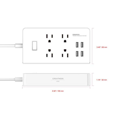 GR-8 Power Compact Travel Charging Station - Smart, Slim & Reliable