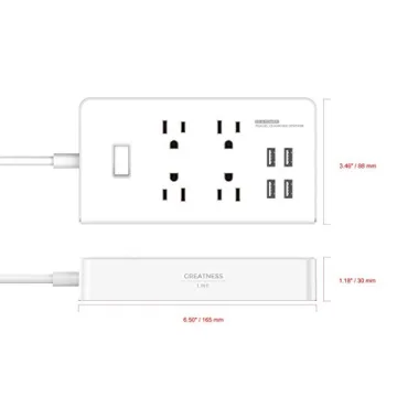 GR-8 Power Compact Travel Charging Station - Smart, Slim & Reliable