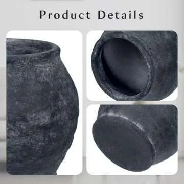 Stylish Briful Large Ceramic Rustic Vase for Home Decor