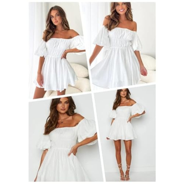 Chic Dokotoo Off-the-Shoulder Summer Dress for Women