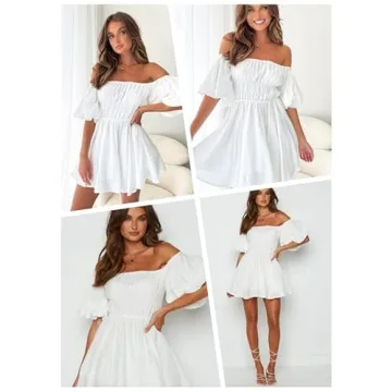 Chic Dokotoo Off-the-Shoulder Summer Dress for Women
