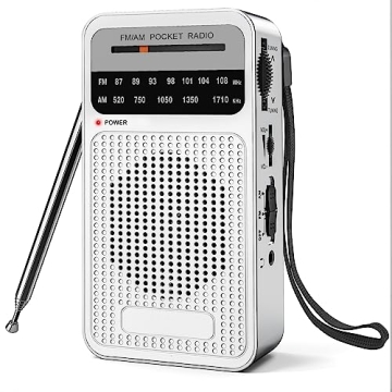 Portable AM/FM Radio - Compact & Powerful Sound for Any Occasion