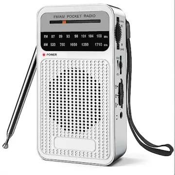 Portable AM/FM Radio - Compact & Powerful Sound for Any Occasion