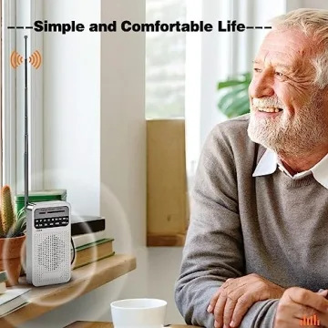 Compact AM/FM Pocket Radio with Powerful Sound