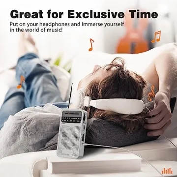 Compact AM/FM Pocket Radio with Powerful Sound