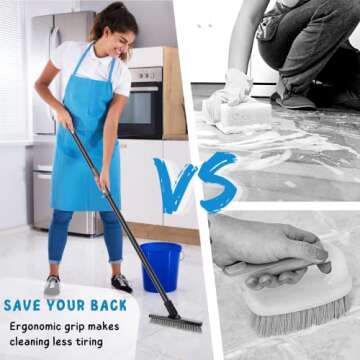 Kefanta Grout Brush - Long Handle 49'' Cleaning Tool