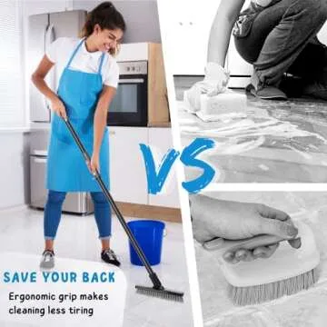 Kefanta Grout Brush - Long Handle 49'' Cleaning Tool