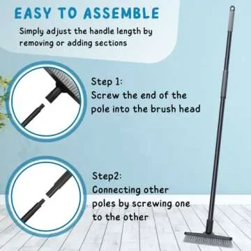 Kefanta Grout Brush - Long Handle 49'' Cleaning Tool