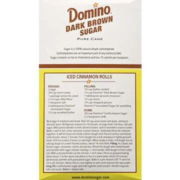 Domino Pure Cane Dark Brown Sugar 1lb