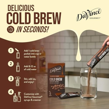 DaVinci Gourmet Slightly Sweet Cold Brew Instant Coffee